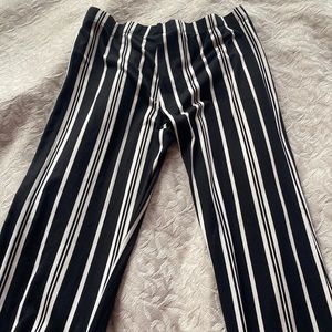 Vintage flare stripe pants. Size L.